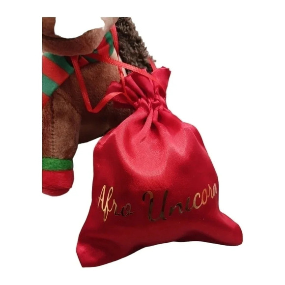 Afro unicorn holiday plush set of 3 pcs - Picture 6 of 10